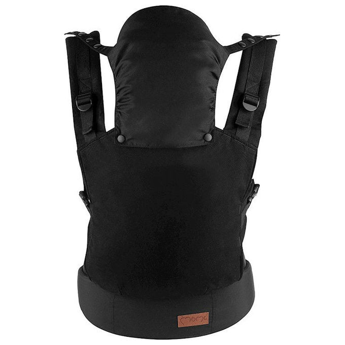 MoMi FLOW COLLET Marsupio Ergonomico 3 48 mesi 4 20 Kg 2 posizioni cappuccio rimovibile colore Nero