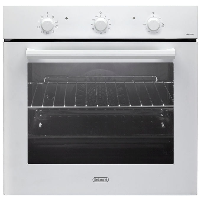 De Longhi FM6BL Forno Elettrico da Incasso Ventilato 70 Litri 60 cm Classe A Funzione Vapore e Idroclean colore Bianco