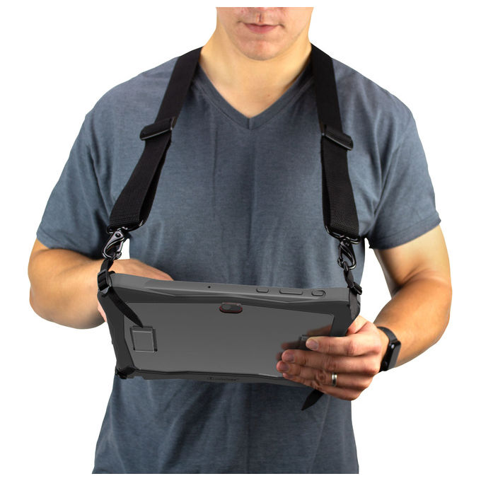 Gjohnson FM-USHRN-KIT Kit Imbracatura Fieldmate Per Samsung Galaxy Tab Active4 Pro Nero