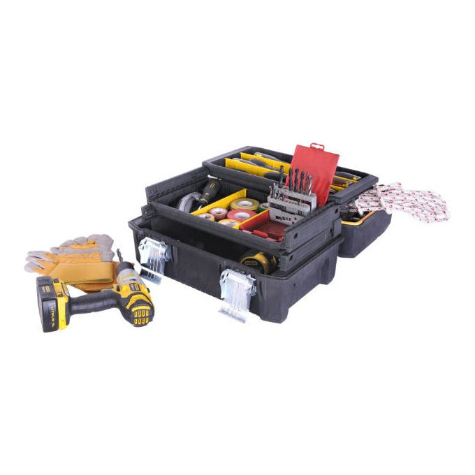 Stanley FMST1-71219 FatMax Cassetta degli attrezzi con coperchio e maniglia colore Nero
