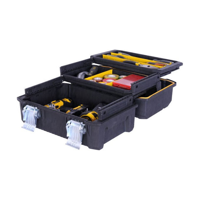 Stanley FMST1-71219 FatMax Cassetta degli attrezzi con coperchio e maniglia colore Nero