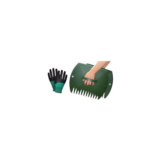 Fenner Openair Set 2 Pezzi Palette Raccogli Foglie con Guanti Nitrile