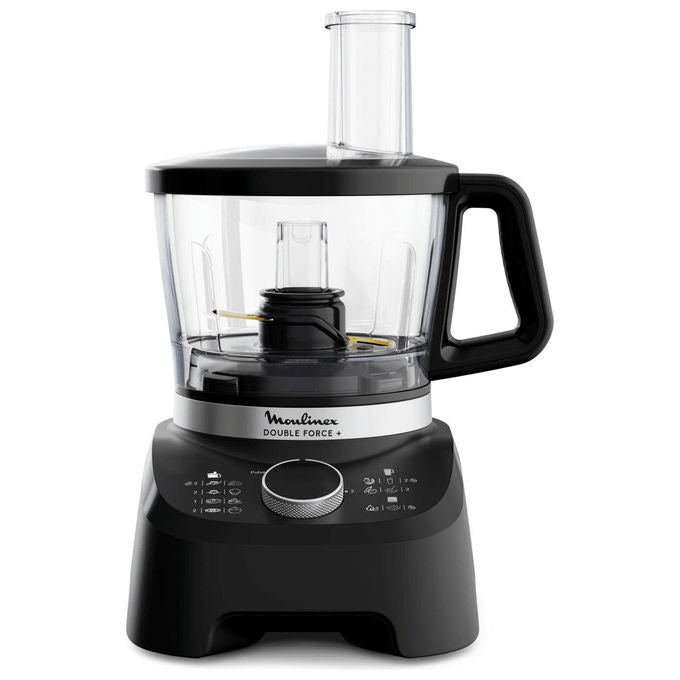 Moulinex FP8318F0 Double Force Robot da Cucina 28 Funzioni 1000 W colore Nero
