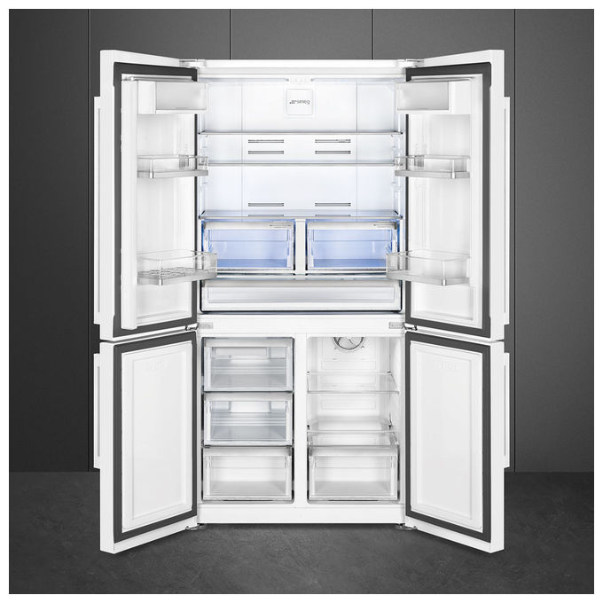 Smeg FQ60BDF Universale Frigorifero side by side 4 porte 572 litri Classe F bianco
