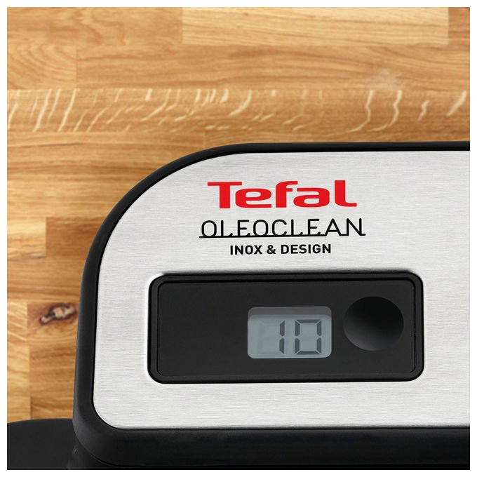Tefal FR8041 Oleoclean Pro Friggitrice 3.5 L 2300 W Filtro Metallo Temperatura Regolabile colore Silver