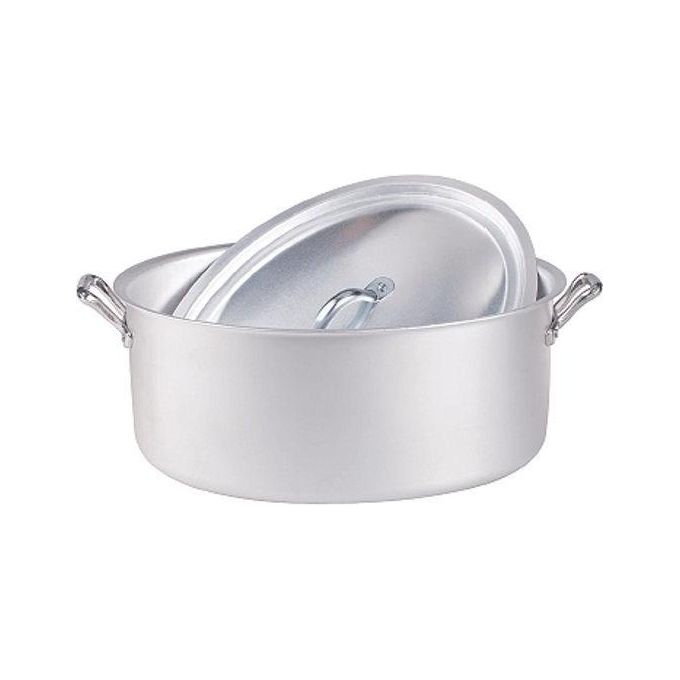 Agnelli Casseruola ovale Alluminio con coperchio cm.28