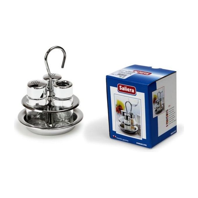 Saliera Daisy 3 Pezzi Inox