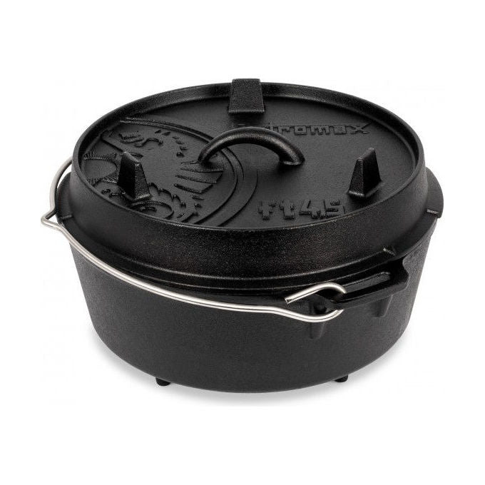 Petromax FT4.5 Forno Olandese 3,5 L Ghisa con Coperchio e Tre Gambe colore Nero