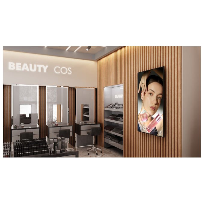 Sony FW50BZ35PBCEI Display Professionale 4K 500 cd-m² 24-7 con Google Chromecast e Apple AirPlay colore Nero