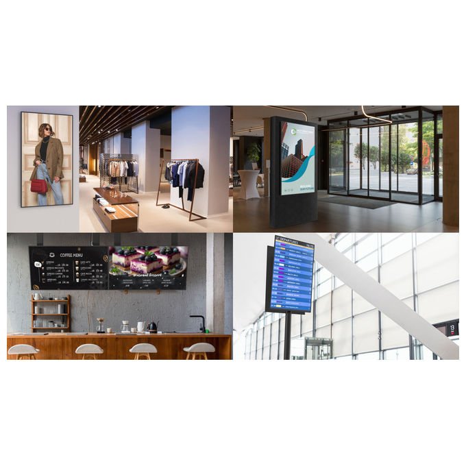 Sony FW-65BZ35P Display professionale 65'' 4K UHD 500 cd-m² IPS DBNG IP5X 24-7 colore Nero