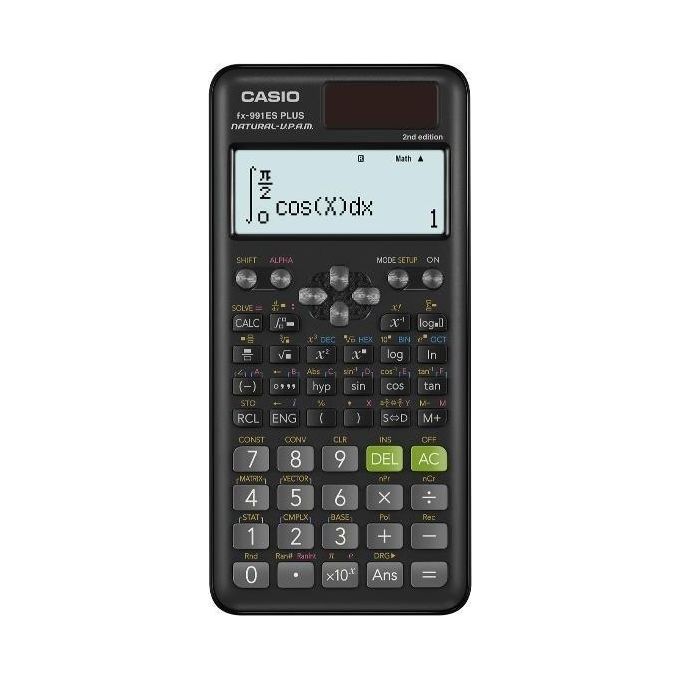Casio Fx-991es Plus 2 Calcolatrice Scientifica con 417 Funzioni e Display Naturale