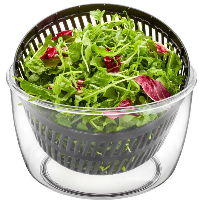 Gefu G-28176 Push It Centrifuga per insalata 5 litri Sistema a pressione colore Nero