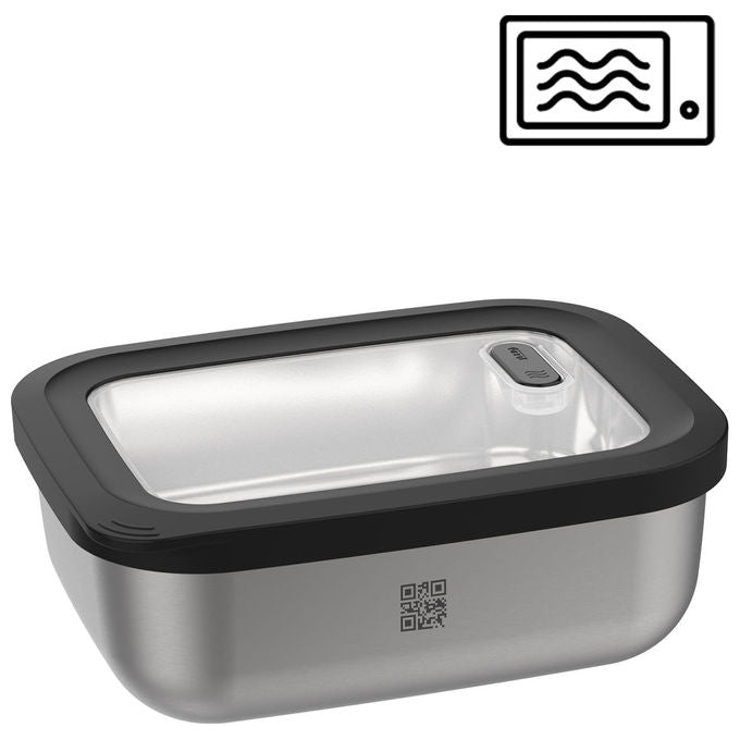 Gefu G-12776 Provido Contenitore per alimenti 2.6 l Acciaio inossidabile ermetico microonde e congelatore colore Srebrzysty