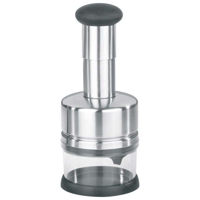 Gefu G-13910 TRITARE Tritaverdure e Tritaspezie Lama in Acciaio Inox Coperchio Incluso Parti Lavabili in Lavastoviglie colore Nero Acciaio Inox Trasparente