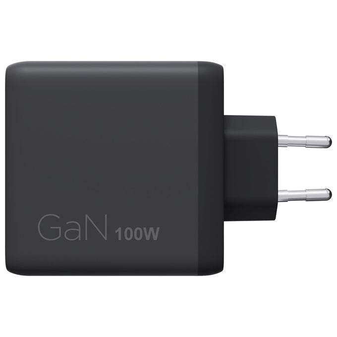 Lenovo G0A6100BEU Caricatore Multiporta USB-C 100 W GaN 3 Porte Nero