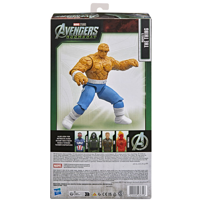 Hasbro G36615L0 Titan Series Action Figure Marvel della Cosa 29.2 cm con 11 Punti di Snodo Ispirata a Avengers Doomsday colore Multicolore