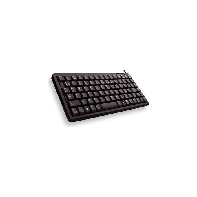 Cherry G84-4100, tastiera meccanica compatta, switch ML Gold Crosspoint, layout pan-nordico, USB e PS-2, senza tastierino, nera