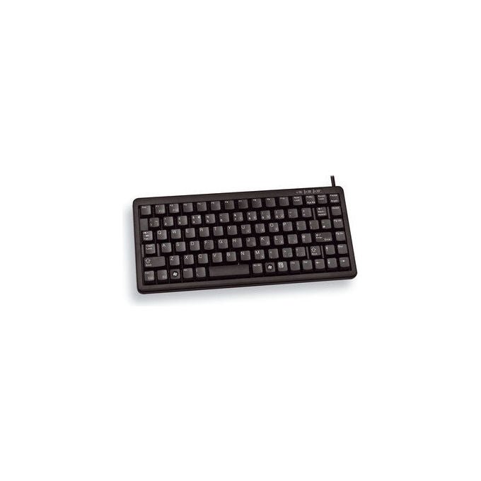 Cherry G84-4100, tastiera meccanica compatta, switch ML Gold Crosspoint, layout pan-nordico, USB e PS-2, senza tastierino, nera