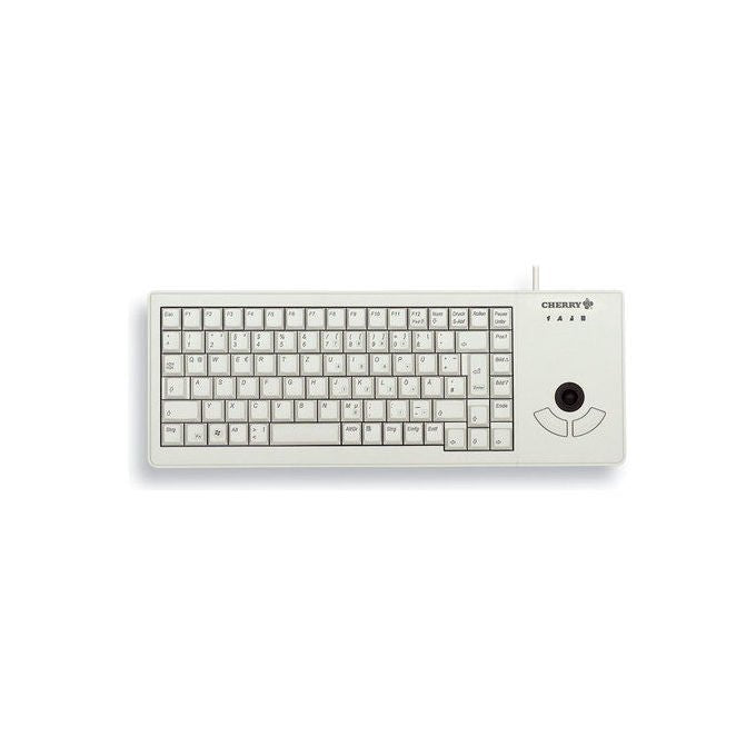 Cherry G84-5400LUMEU-0 XS Trackball Tastiera USB QWERTY Inglese US 88 Tasti Grigio
