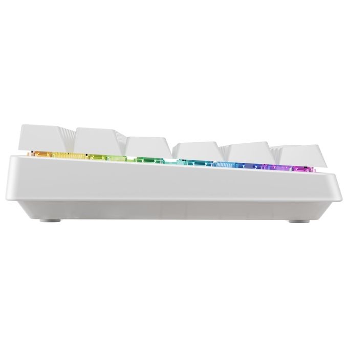 CHERRY XTRFY G8D-24030PAAFR-0 K33 Compact Wireless Tastiera Gaming 75% AZERTY Francese Bluetooth USB RF LED RGB Bianco