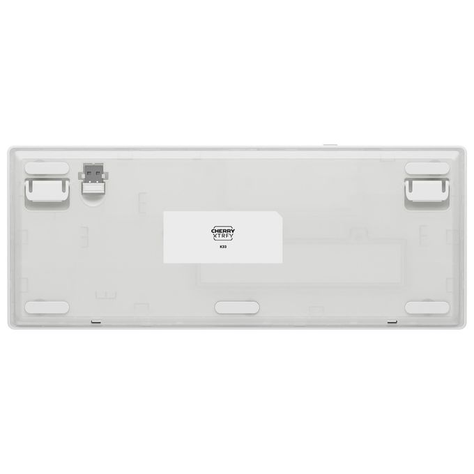 CHERRY XTRFY G8D-24030PAAPN-0 K33 Compact Wireless Tastiera Gaming 75% 84 tasti Wireless USB RF Bluetooth LED RGB Mem-chanical IP54 colore Bianco