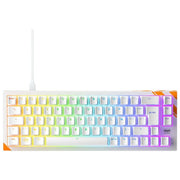 Cherry G8E-24200LACAFR-0 K5 PRO TMR COMPACT Tastiera Gaming Meccanica USB AZERTY Francese 65% RGB LED Cavo Rimovibile Hot-Swap Polling Rate 8000 Hz colore Arancione Bianco