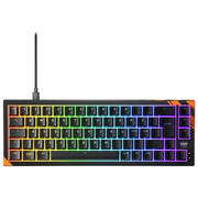 Cherry G8E-24200LACAPN-2 XTRFY K5 Pro TMR Compact Tastiera Gaming Switch Magnetici Layout 65% 68 Tasti Illuminazione ARGB Piastra Metallica Hot-Swappable USB-A Windows 8000 Hz Polling Rate colore Nero Arancione