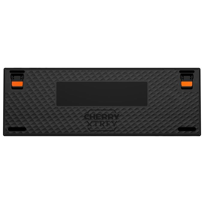 Cherry G8E-24200LACAPN-2 XTRFY K5 Pro TMR Compact Tastiera Gaming Switch Magnetici Layout 65% 68 Tasti Illuminazione ARGB Piastra Metallica Hot-Swappable USB-A Windows 8000 Hz Polling Rate colore Nero Arancione