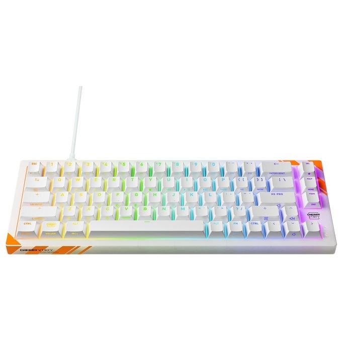Cherry Xtrfy K5 Pro TMR Compact, tastiera gaming meccanica 65%, switch magnetici MK Crystal, polling rate 8000 Hz, hot swap, RGB, layout US
