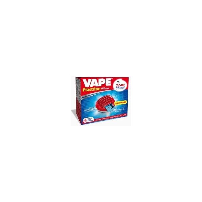 Vape GA0612300 Elettroemanatore Antizanzare a Spina con 10 Piastrine in Dotazione