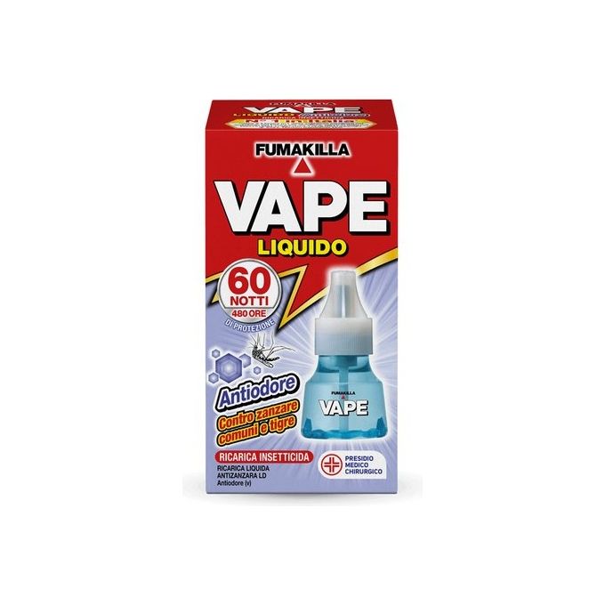 Vape Insetticida Zanzare Antiodore 60 Notti