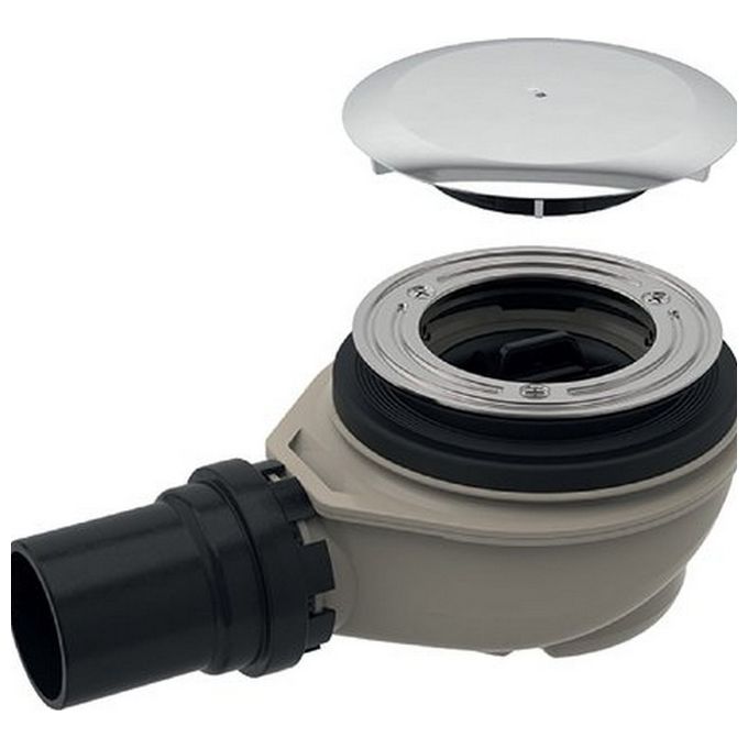 Geberit 150.552 Sifone Doccia Con Piletta 90 H.7,8Cm Uscita D.40 Tappo Cromo