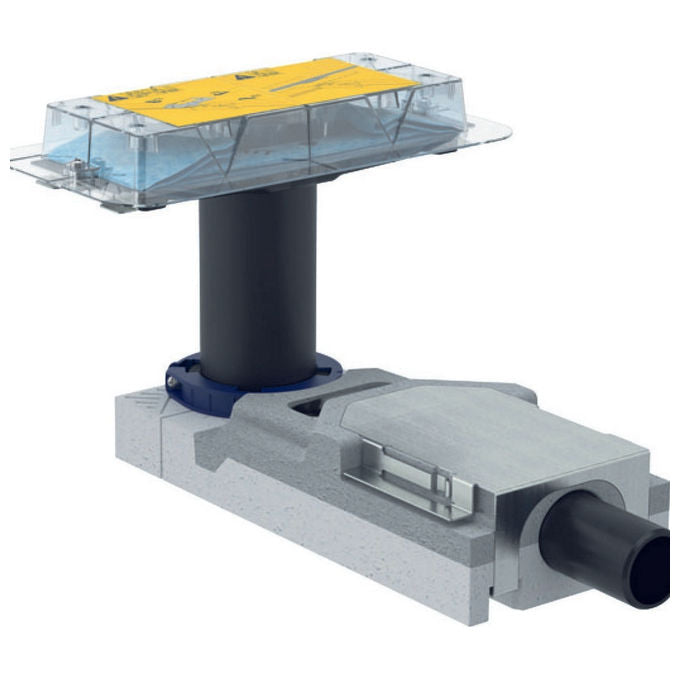 Geberit 154.152 Set Installazione Canalette Cleanline 60 Per Altezza Massetto 65-90Mm