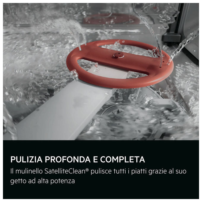 AEG GI6200B2SN Lavastoviglie Incasso 14 coperti Classe B 8 programmi 44 dB AriaDry AcquaControl (59.8x81.5x55 cm) colore Inox