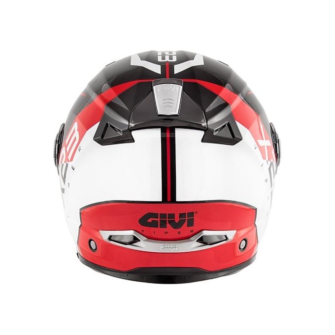 Givi Casco modulare X23 Sidney Nero-Rosso Lucido taglia XL
