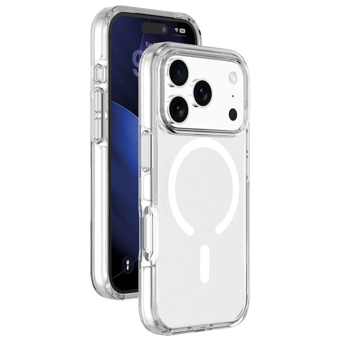 Cellularline GLOSSMAGIPH18PROT Gloss Mag Custodia per iPhone 18 Pro Compatibile con MagSafe Trasparente colore Trasparente