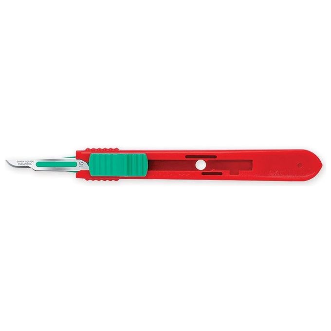 BISTURI DI SICUREZZA SWANN-MORTON LAMA INOX N.15 - sterile