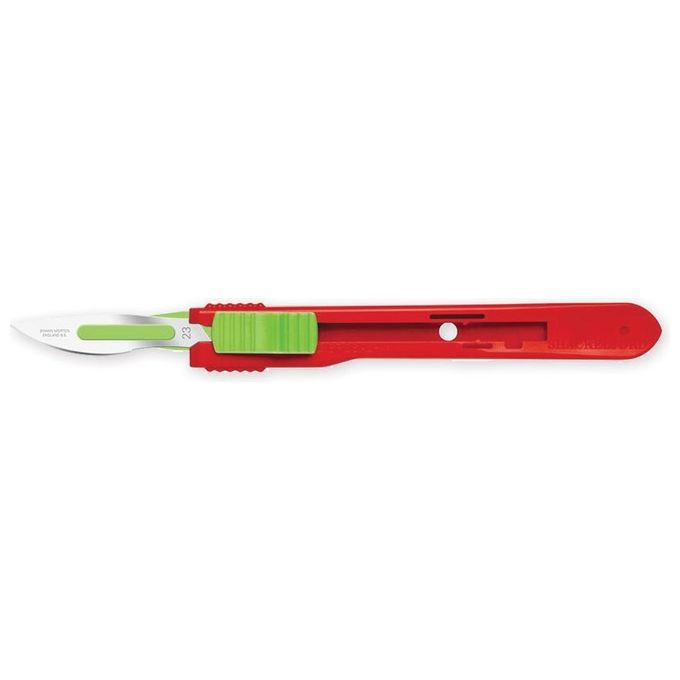 BISTURI DI SICUREZZA SWANN-MORTON LAMA INOX N.23 - sterile