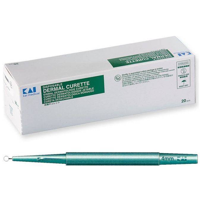 CURETTE DERMATOLOGICHE diametro 4 mm