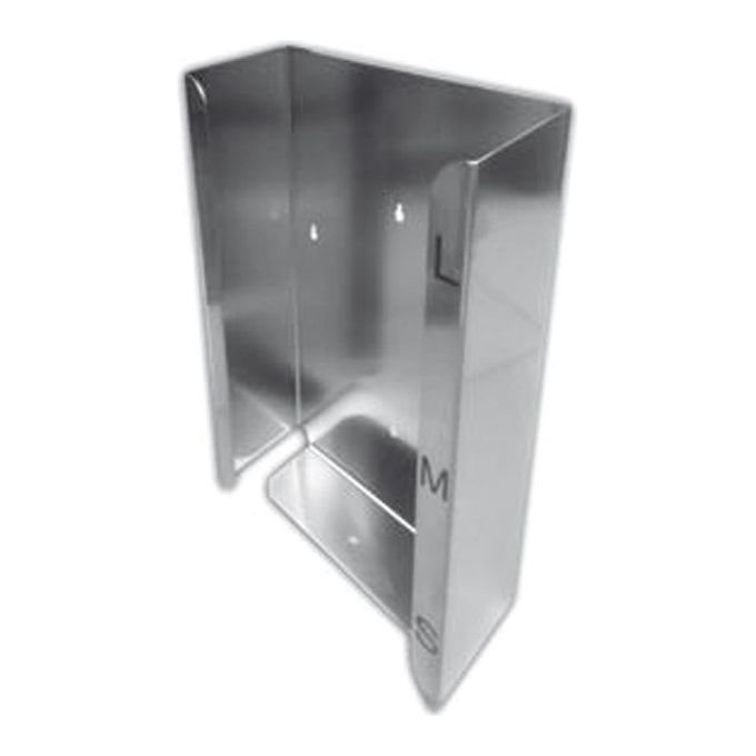 DISPENSER TRIPLO PER GUANTI - in acciaio INOX
