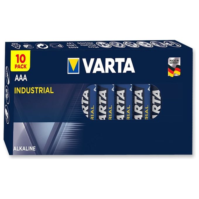 Batterie Pile alcaline Varta Industrial - ministilo AAA