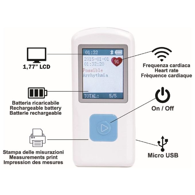 Ecg Palmare Pm-10 Bluetooth 1 pz.
