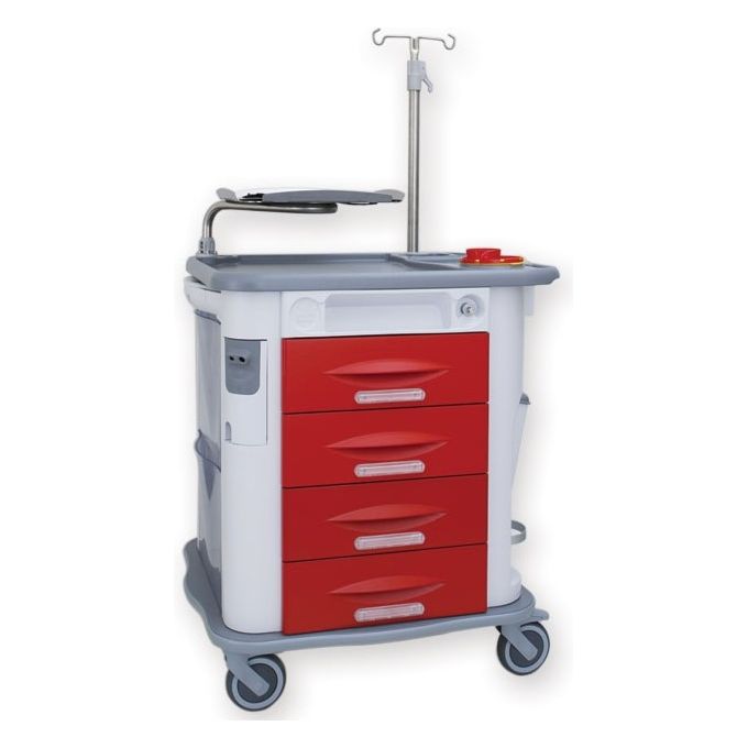 CARRELLO AURION EMERGENZA - rosso