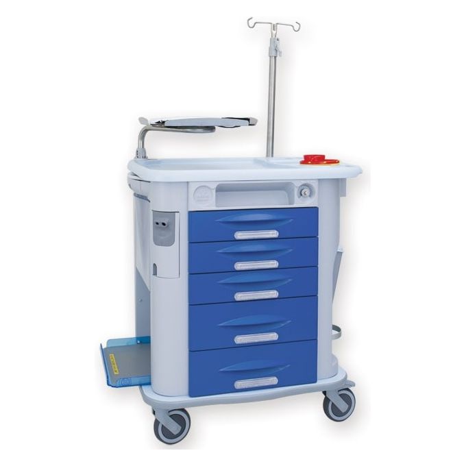 CARRELLO AURION EMERGENZA - blu