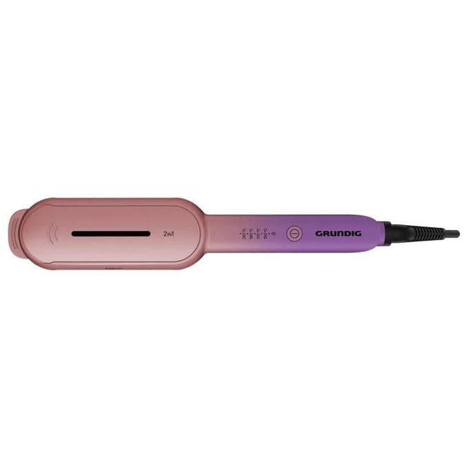 Grundig GMS9051 HS 8331 Piastra per capelli Ceramica 4 regolazioni temperatura 150 210 °C colore Rosa Viola