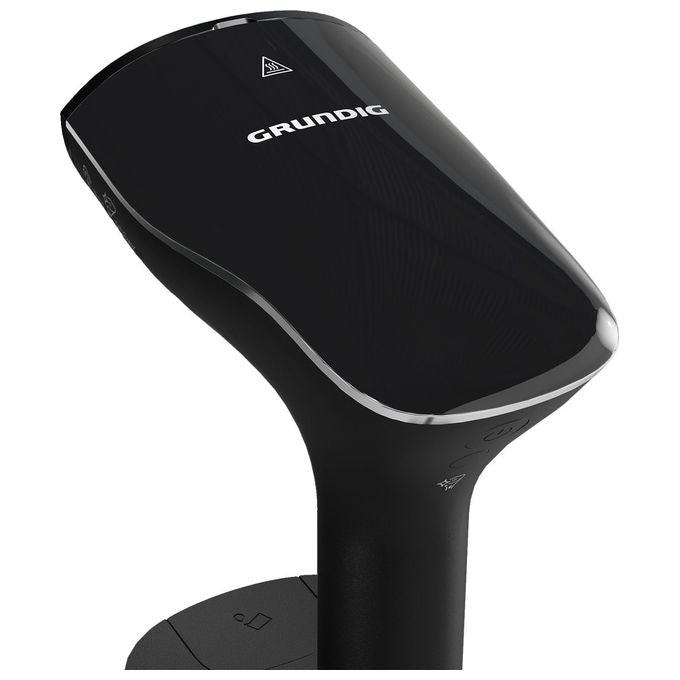 Grundig GMS9063 ST 8450 Vapore per indumenti portatile 2280 W 0,2 L Ceramica 30 g-min colore Nero Argento