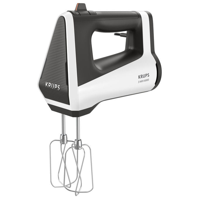 Krups GN6021 3MIX 6000 Sbattitore manuale 600 W 5 velocita' con Turbo Grigio Bianco