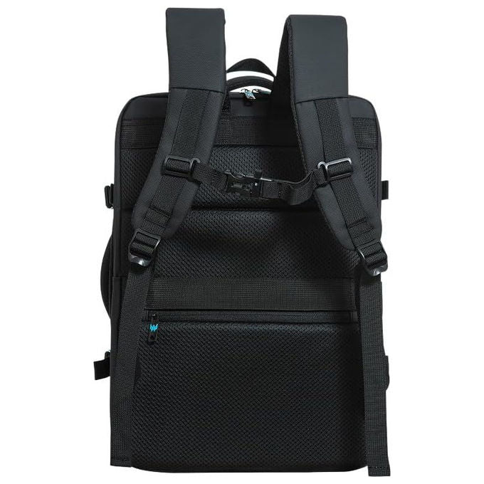 Acer GP.BAG11.082 Predator Robust Backpack 18 Zaino per Notebook fino a 18 Pollici 5 Scomparti Volume Espanso 30 L Resistente all'Acqua con Spallacci Ergonomici e Base Rinforzata colore Nero