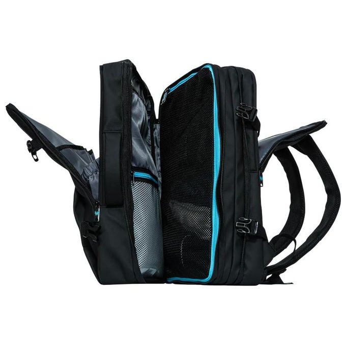 Acer GP.BAG11.082 Predator Robust Backpack 18 Zaino per Notebook fino a 18 Pollici 5 Scomparti Volume Espanso 30 L Resistente all'Acqua con Spallacci Ergonomici e Base Rinforzata colore Nero