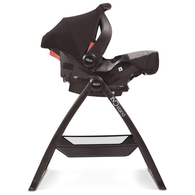 [ComeNuovo] Graco Evo Stand - Supporto per Navicella, Seduta Passeggino e Seggiolino Auto Graco Evo  - Struttura Pieghevole e Salvaspazio per Uso Domestico